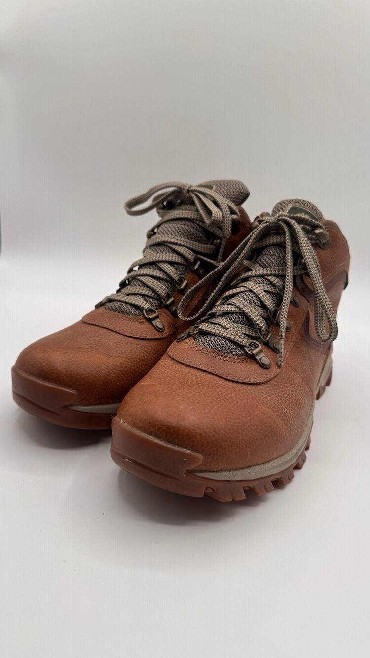 Timberland Mt. Maddsen Mid Hiking Boots Men's Dark Brown Leather Waterproof - 10